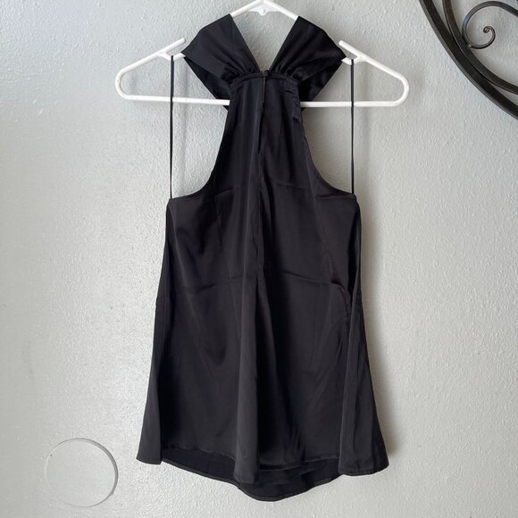 Black Halter Neck Sleeveless Top By J.Nna - Picture 5 of 7